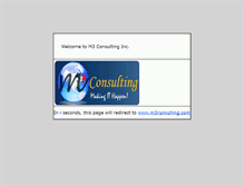 Tablet Screenshot of m3-consulting.com